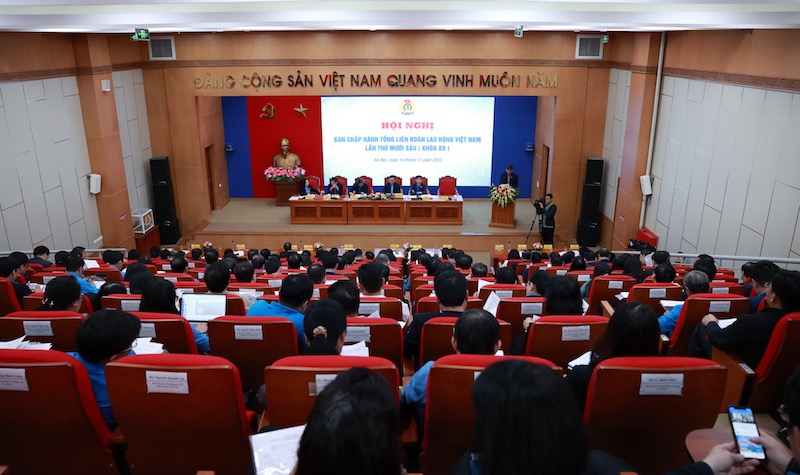 Hội nghị BCH Tổng Liên đoàn lần thứ 16 – Hoàn thiện cơ bản văn kiện Đại hội XIII Công đoàn Việt Nam