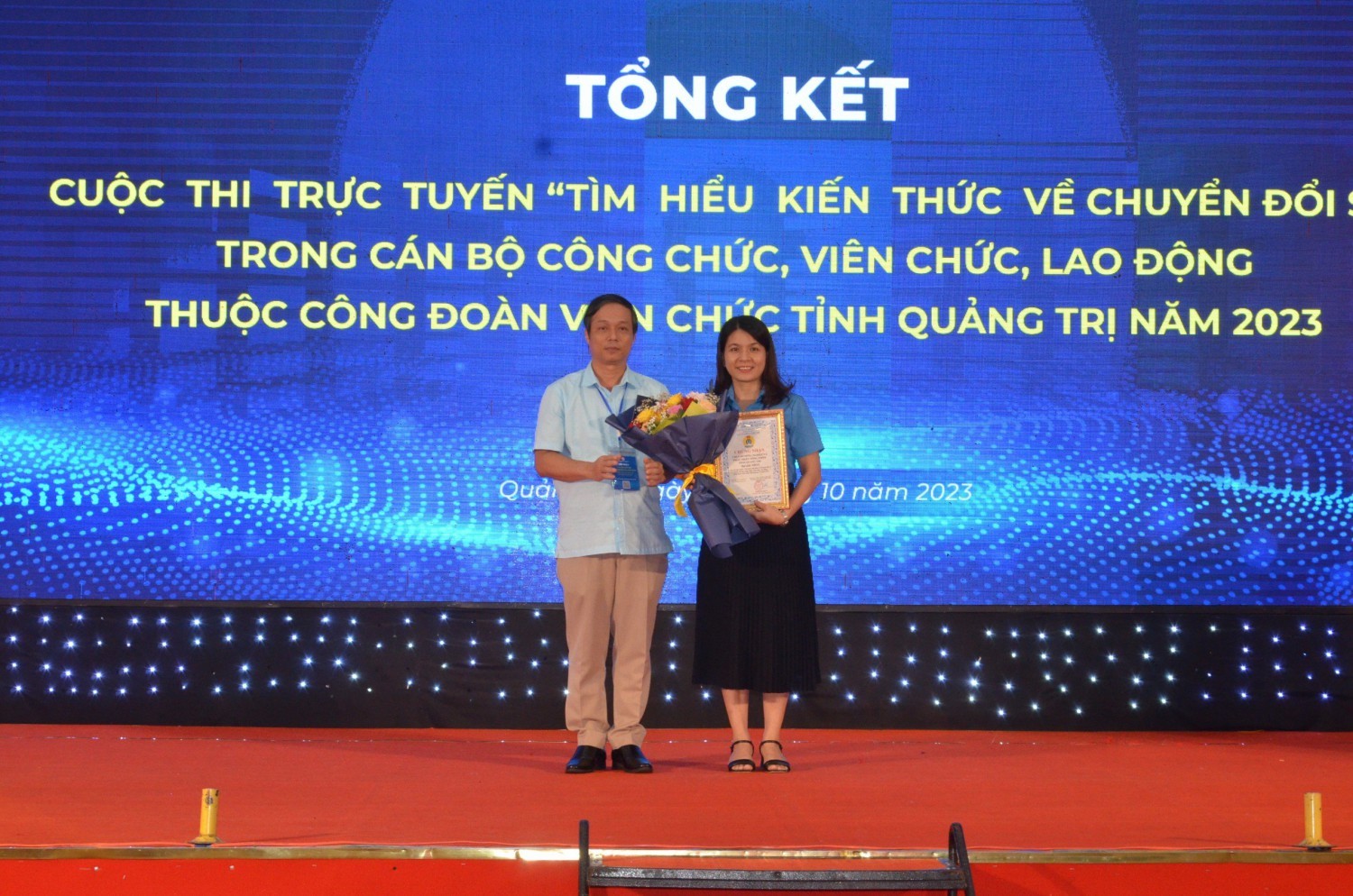 Tổng kết và trao giải Cuộc thi trực tuyến “Tìm hiểu kiến thức về Chuyển đổi số” trong CCVCLĐ thuộc CĐVC tỉnh Quảng Trị năm 2023