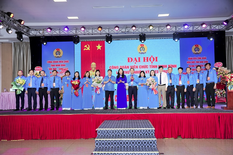 Công đoàn Viên chức tỉnh Ninh Bình tổ chức thành công Đại hội lần thứ V, nhiệm kỳ 2023-2028