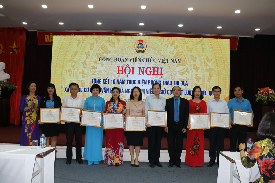Hiệu quả từ các phong trào thi đua yêu nước trong các cấp Công đoàn Viên chức Việt Nam, nhiệm kỳ 2013 – 2018
