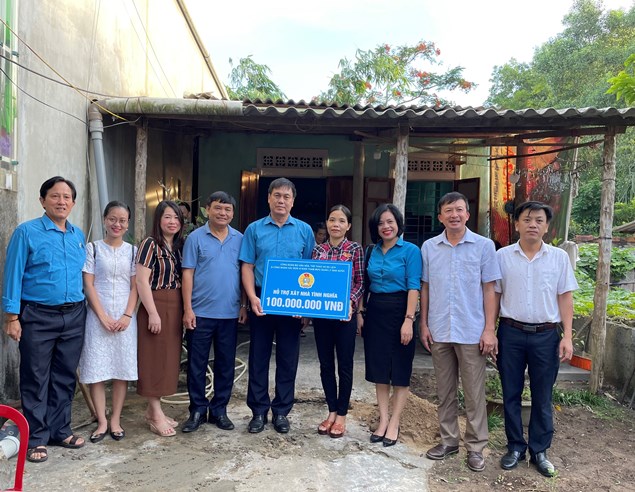 Công đoàn Bộ Văn hóa, Thể thao và Du lịch hỗ trợ xây nhà tình nghĩa tại Đông Hà, Quảng Trị