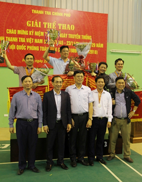 Công đoàn Thanh tra Chính phủ tổ chức Giải thể thao chào mừng 73 năm ngày truyền thống ngành Thanh tra Việt Nam