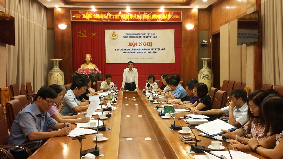 Hội nghị lần thứ Nhất Ban Chấp hành Công đoàn cơ quan BHXH Việt Nam khóa VI, nhiệm kỳ 2017 - 2022