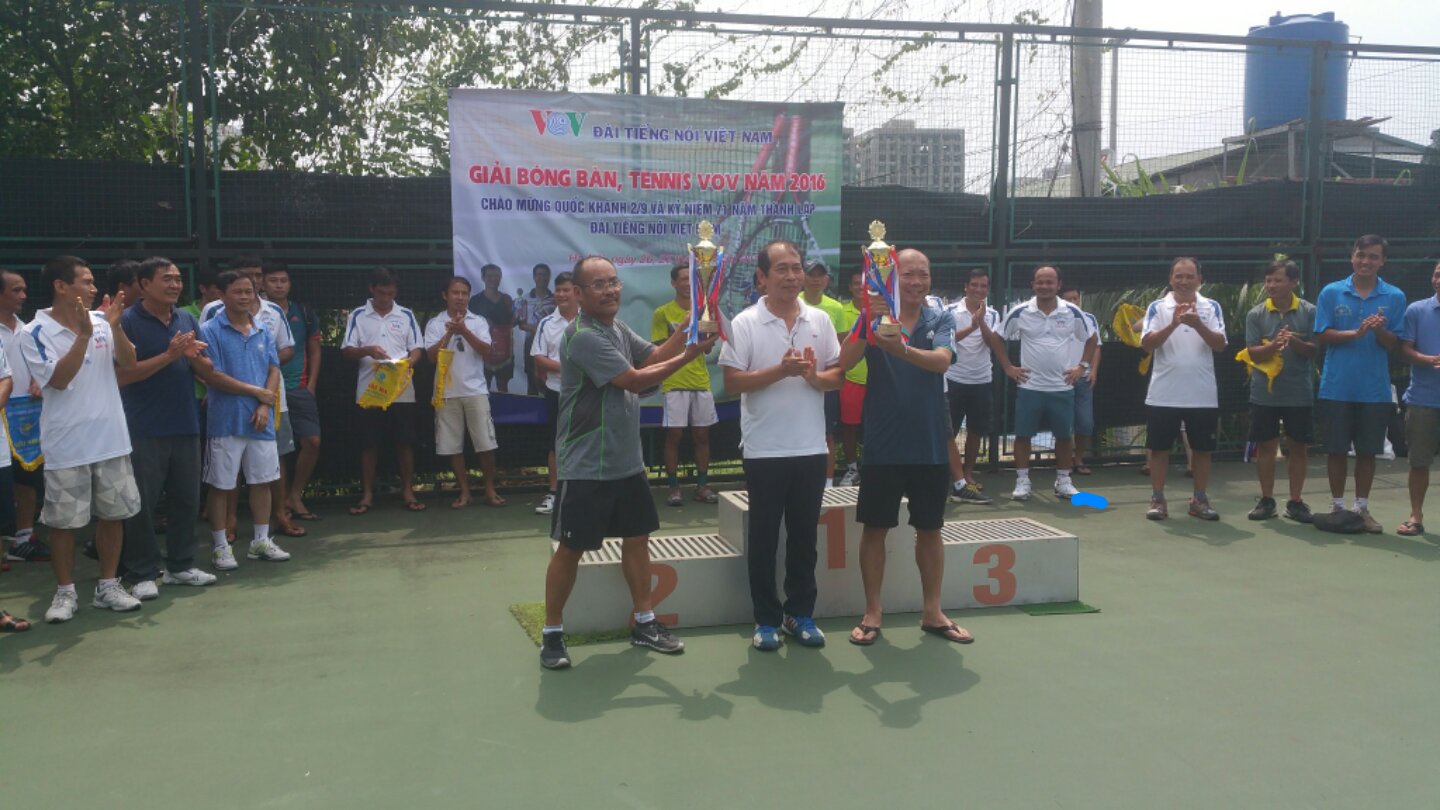 CĐ Đài Tiếng nói Việt Nam tổ chức Giải bóng bàn, tennis VOV khu vực Hà Nội năm 2016