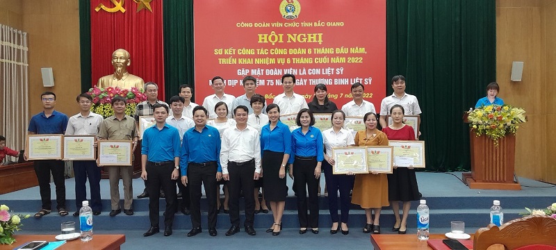 Công đoàn Viên chức tỉnh Bắc Giang triển khai nhiệm vụ 6 tháng năm 2022