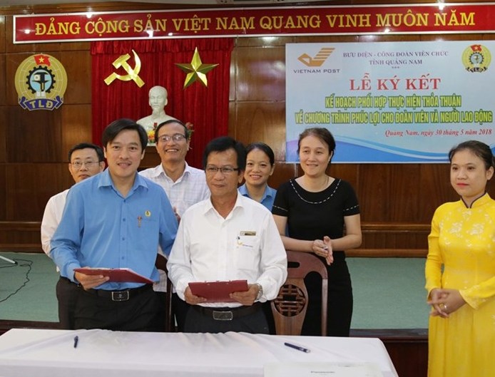 Công đoàn Viên chức tỉnh Quảng Nam tổ chức Hội nghị tập huấn công tác công đoàn và ký kết chương trình phúc lợi cho đoàn viên công đoàn