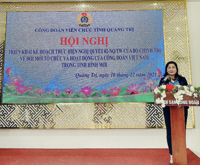 CĐVC tỉnh Quảng Trị: Hội nghị triển khai thực hiện Nghị quyết số 02-NQ/TW của Bộ Chính trị