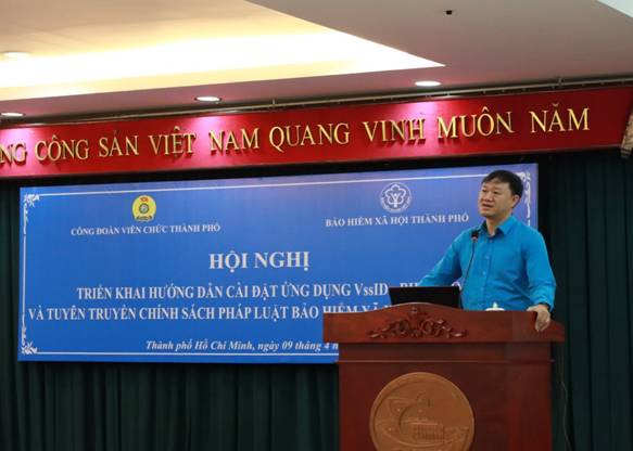 CĐVC TP Hồ Chí Minh tập huấn ứng dụng VssID - Bảo hiểm xã hội số cho cán bộ công đoàn