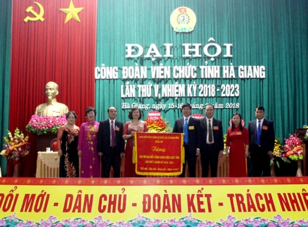 Đại hội Công đoàn Viên chức tỉnh Hà Giang lần thứ V, nhiệm kỳ 2018 - 2023
