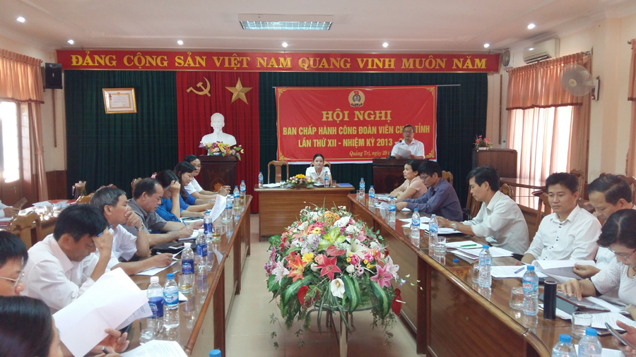 CĐVC tỉnh Quảng Trị tổ chức Hội nghị Ban Chấp hành lần thứ 12