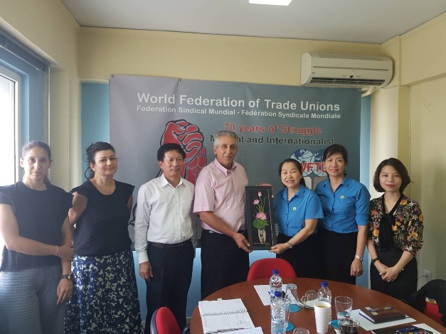 Đoàn đại biểu Công đoàn Việt Nam thăm và làm việc tại Hy Lạp