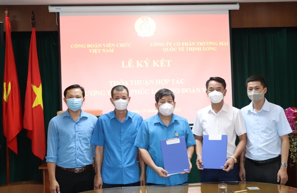 Công đoàn Viên chức Việt Nam ký kết thỏa thuận hợp tác với Công ty Cổ phần Thương mại Quốc tế Thịnh Long