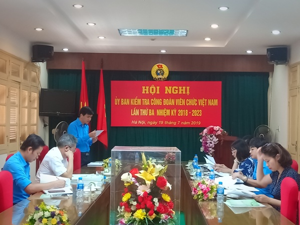 Hội nghị Ủy ban Kiểm tra Công đoàn Viên chức Việt Nam Lần thứ ba, nhiệm kỳ 2018 - 2023