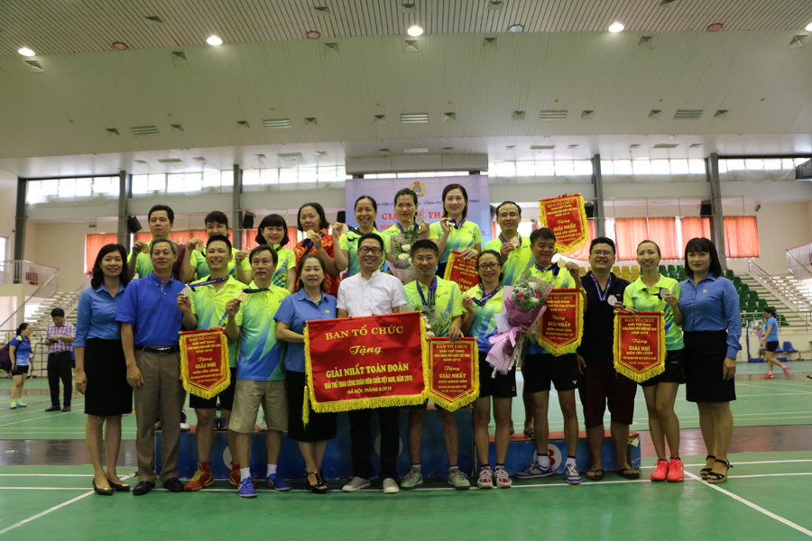 Bế mạc Giải Thể thao Công đoàn Viên chức Việt Nam năm 2018