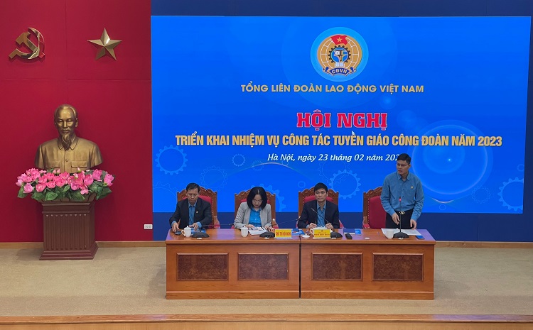 Tổng LĐLĐ Việt Nam triển khai nhiệm vụ công tác tuyên giáo...