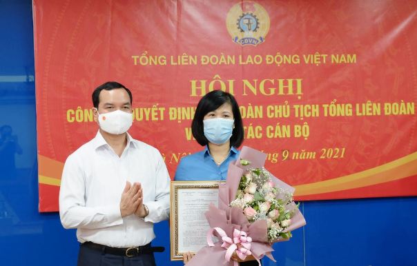 Tổng Liên đoàn Lao động Việt Nam công bố các quyết định về công tác cán bộ