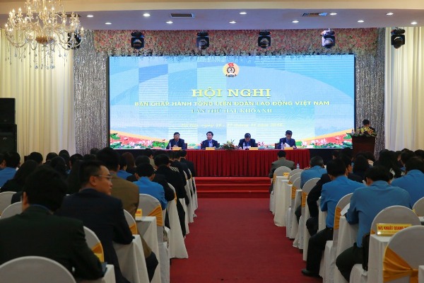 Hội nghị lần thứ hai, Ban Chấp hành Tổng Liên đoàn Lao động Việt Nam khóa XII: Thảo luận và thông qua nhiều nội dung quan trọng trong tổ chức và hoạt động công đoàn thời gian tới