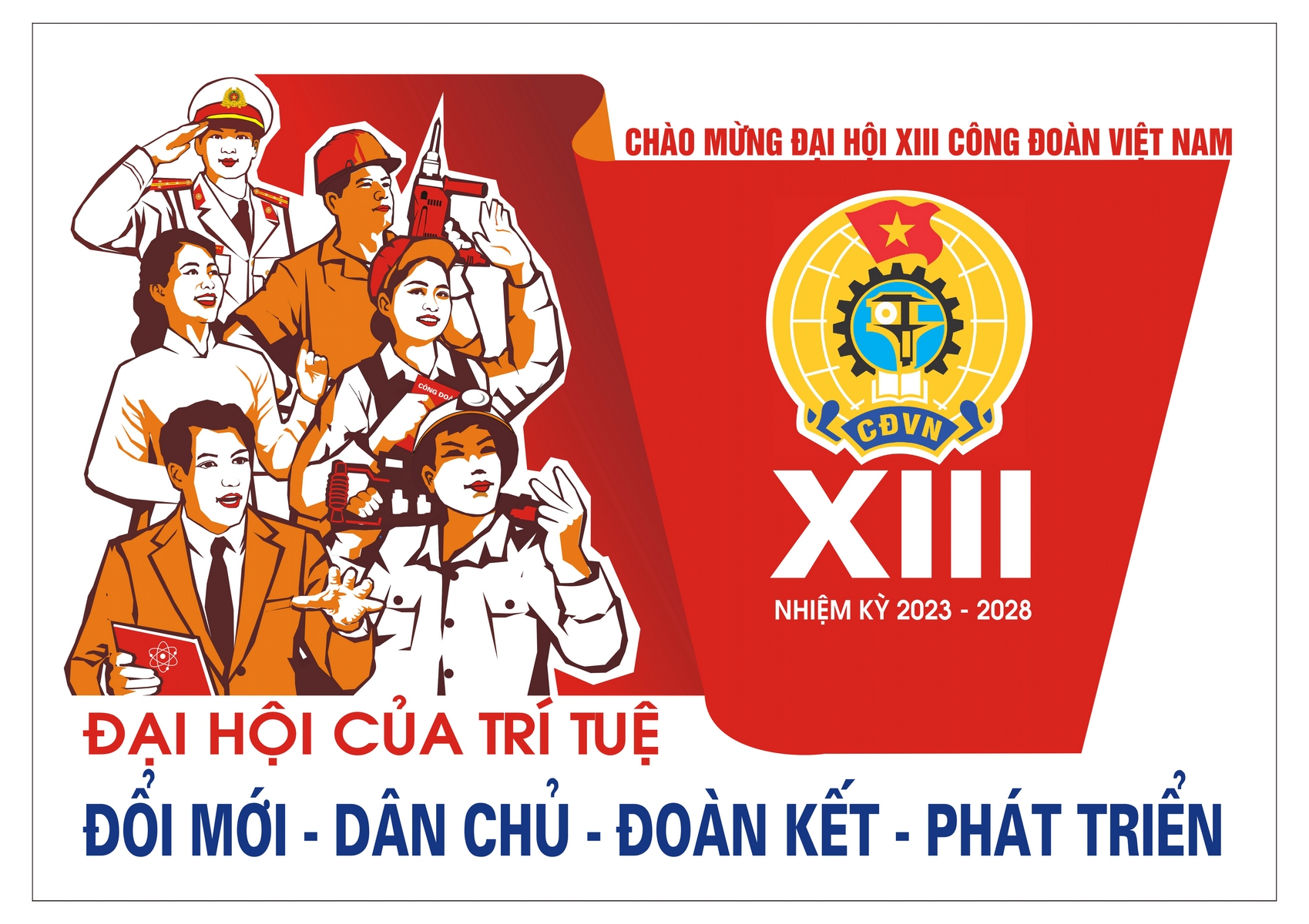Sôi nổi không khí chào mừng Đại hội XIII Công đoàn Việt Nam tại các cấp Công đoàn Viên chức Việt Nam