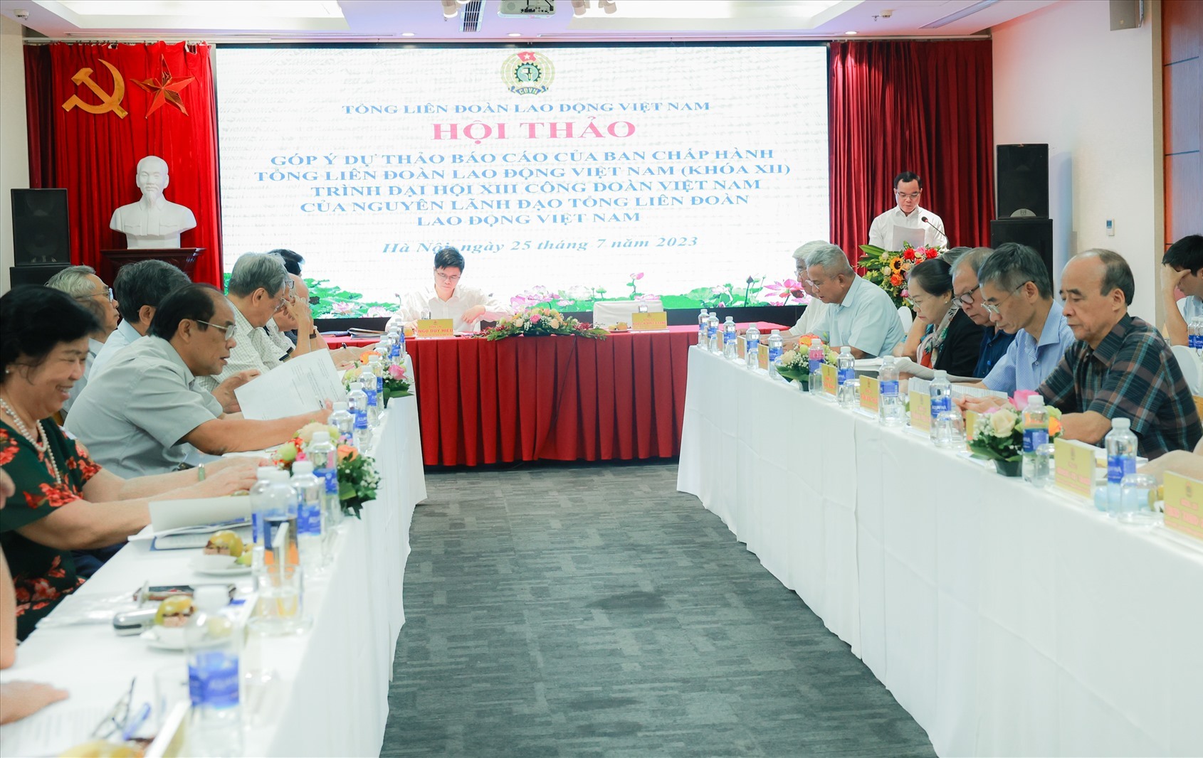 Hội thảo lấy ý kiến góp ý của nguyên lãnh đạo Tổng Liên đoàn LĐVN vào Dự thảo Báo cáo Đại hội XIII Công đoàn Việt Nam