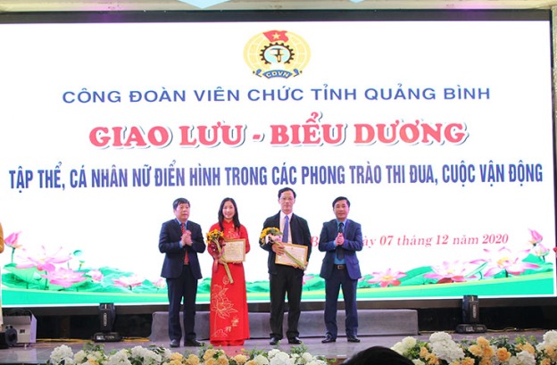 Công đoàn Viên chức tỉnh Quảng Bình: Biểu dương 9 tập thể, 47 cá nhân nữ điển hình trong các phong trào thi đua